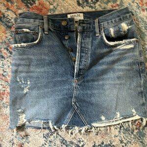 AGOLDE denim skirt